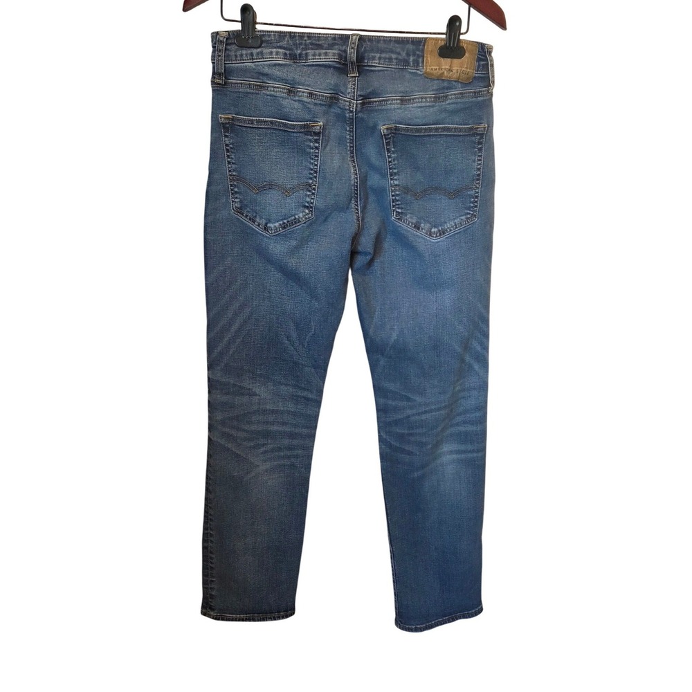 American Eagle Outfitters Men's Slim Fit Blue Wash Jeans Size 32x32 - Picture 3 of 12